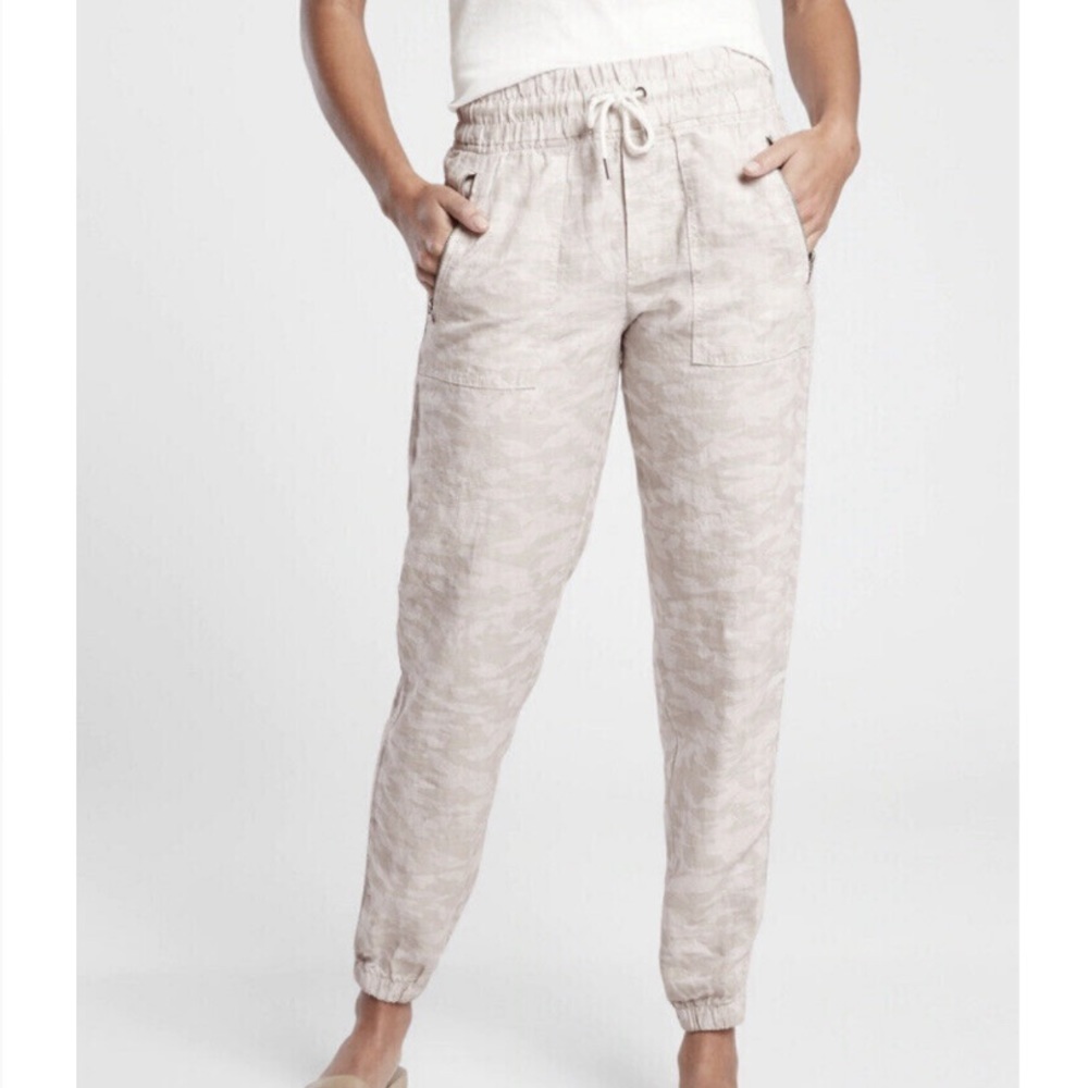 Athleta Cabo Linen Jogger